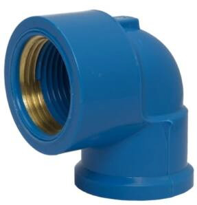 Joelho De Pvc Azul Roscável 25mm X 3/4
