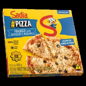 PIZZA SADIA SABOR FRANGO COM REQUEIJAO E MUSSARELA