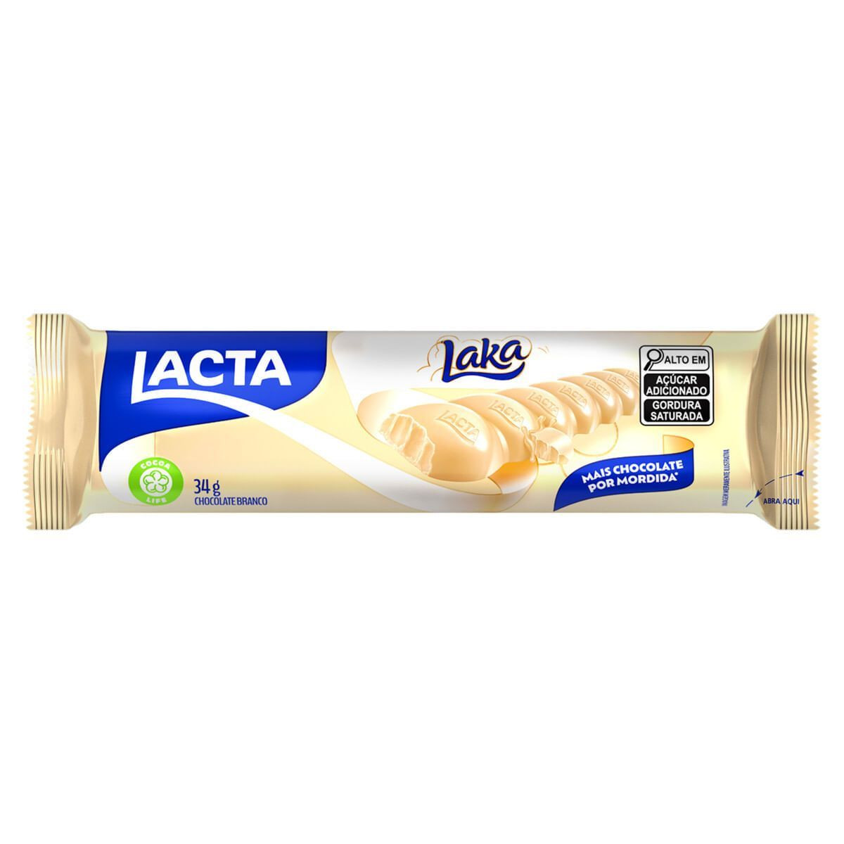 CHOCOLATE LACTA LAKA 34G