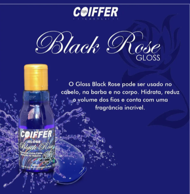 GLOSS BLACK ROSE COIFFER 80ML