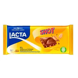 Barra Chocolate Shot (Lacta) 80g
