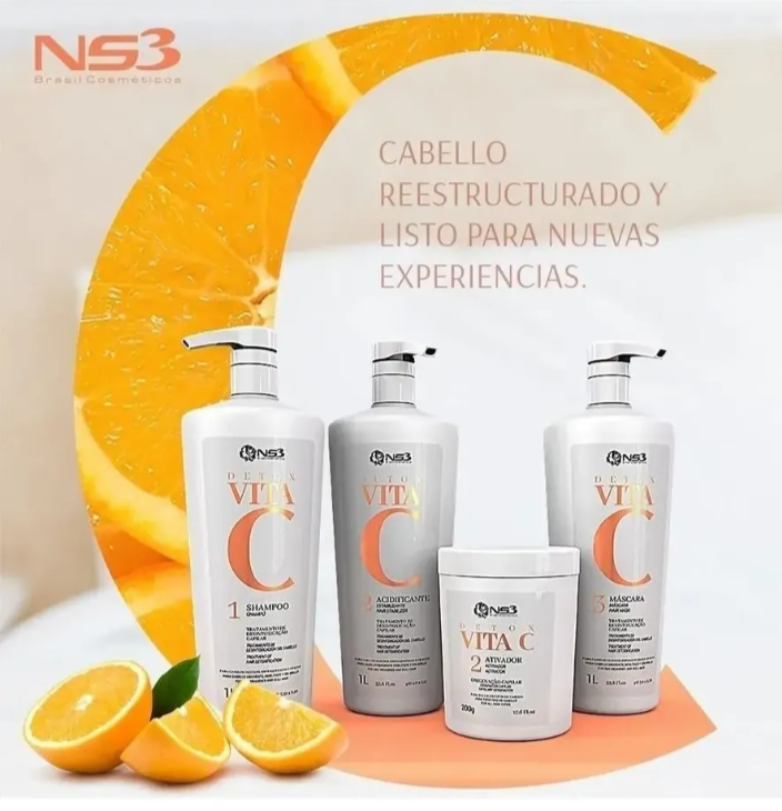 KIT PROF. DETOX VITA C NS3 C/ 4 PROD.