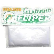 SACOS P/ GELADINHO FLIPER 7X23CM C/100UN