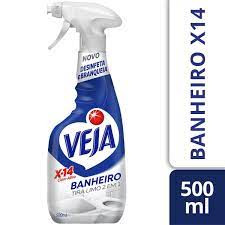 Limpador Veja banheiro X-14 c/ valvula 500ml