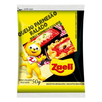 QUEIJO PARMESAO RALADO ZAELI 50G