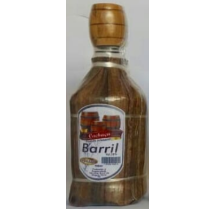 CACHAÇA BARRIL CRISTAL NA PALHA 900ml