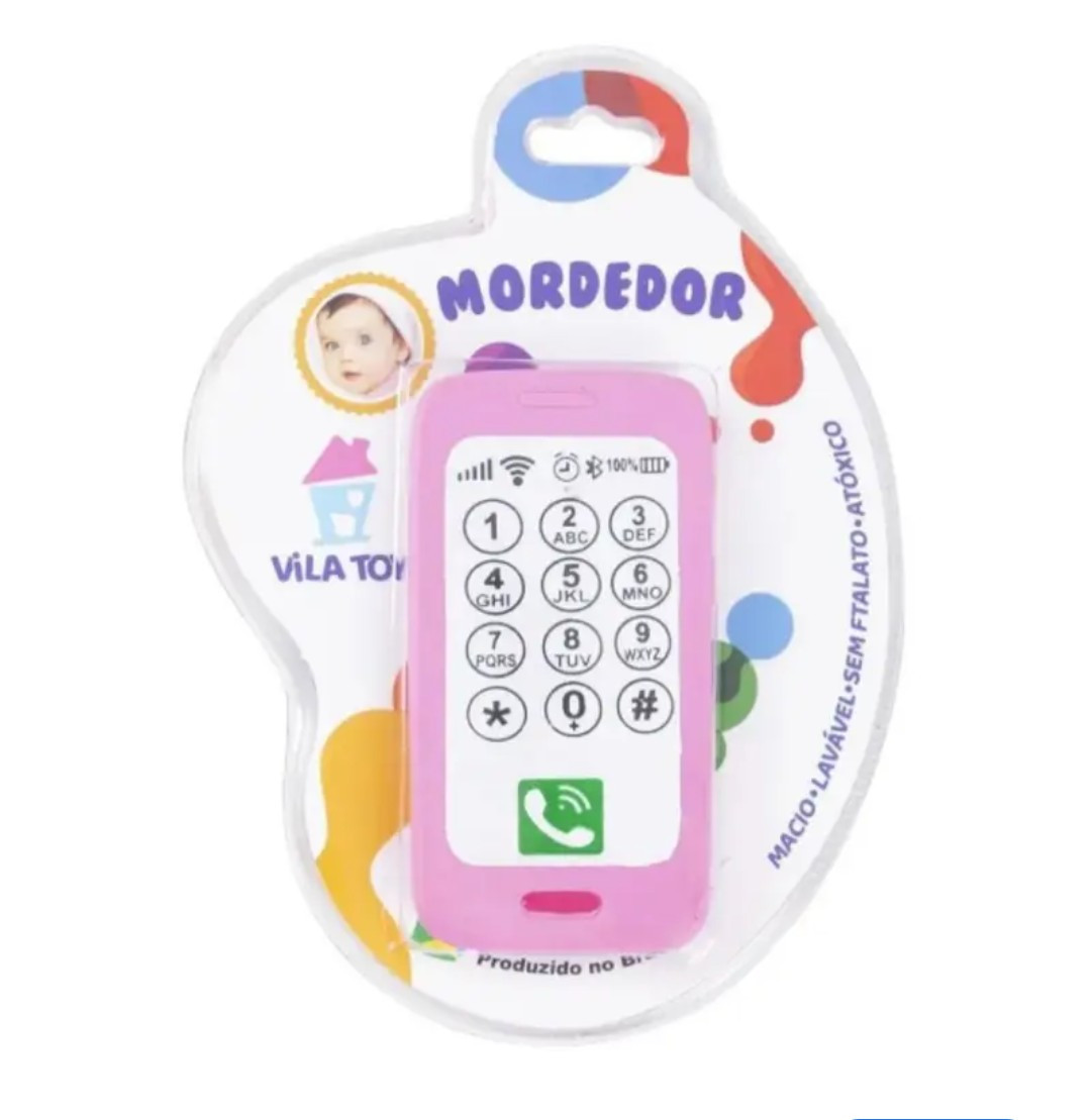 Mordedor Celular - Rosa
