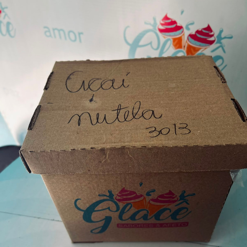 Açaí Mesclado Com Nutella
