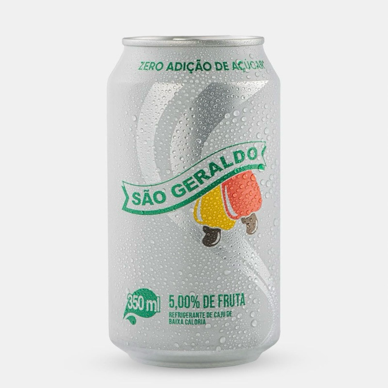 Cajuína São Geraldo lata zero 