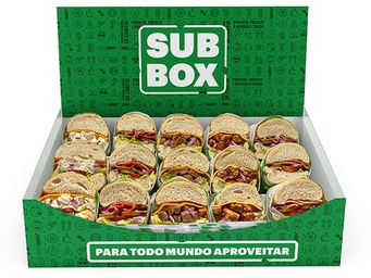 Sub Box - Todos os Sabores - Serve até 10 pessoas.