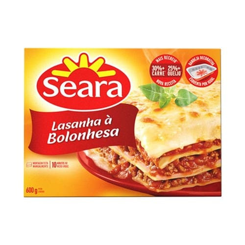 Lasanha Bolonhesa Seara 600gr
