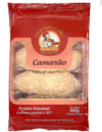 Pão de Alho Goumert Camarão