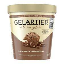 Sorvete Kibon GELARTIER chocolate c/ raspas 473ml