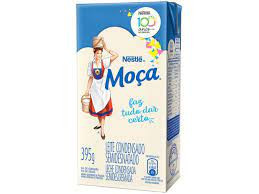 Leite cond Moça semidesnatado395g cx