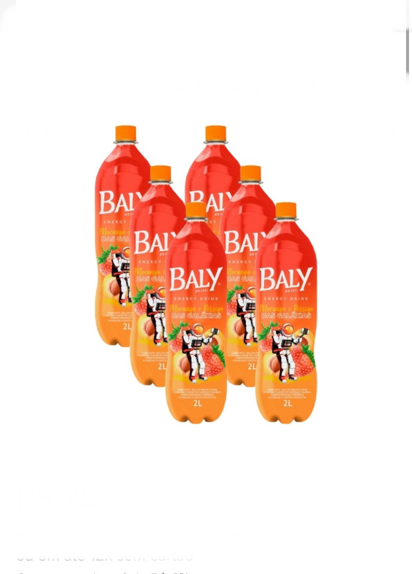 Bally pêssego s/gelo