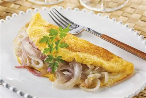 Omelete de Cebola(Foto Ilustrativa)