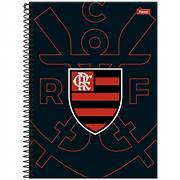 CADERNO UNIV CD 10X1 160FLS FLAMENGO FIT  338818