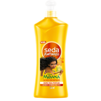 CREME PENTEAR SEDA JUNTINHOS MOANA CACHOS ENCANTADOS 300ML