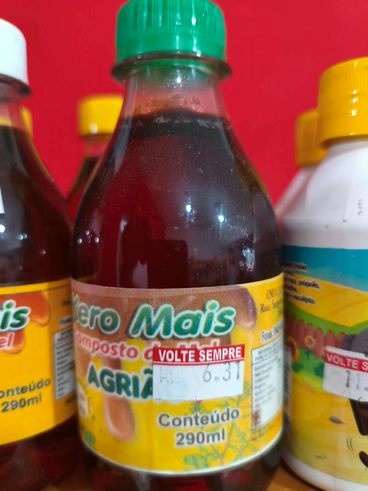 LAMBEDOR COMPOSTO DE MEL AGRIÃƒO 290G