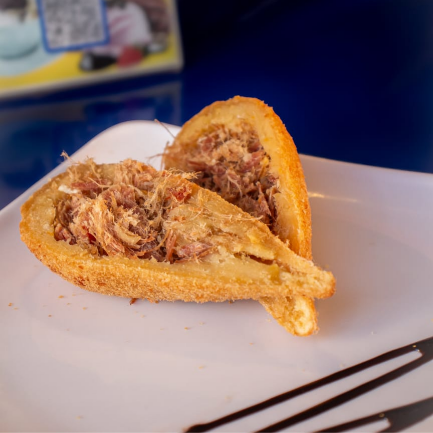 Coxinha charque