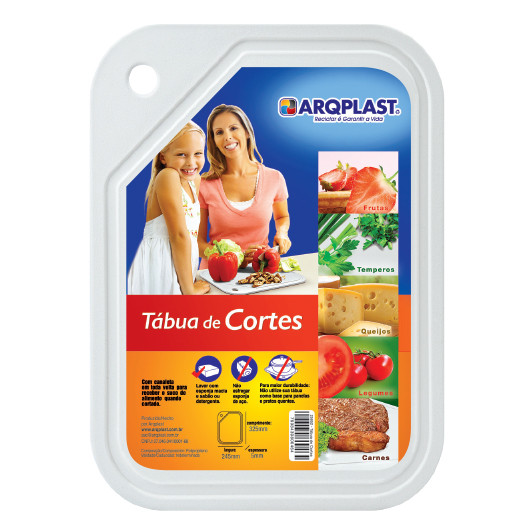 TABUA P/ CARNE ARQUIPLAS PLASTICO 24,5X32,5MM