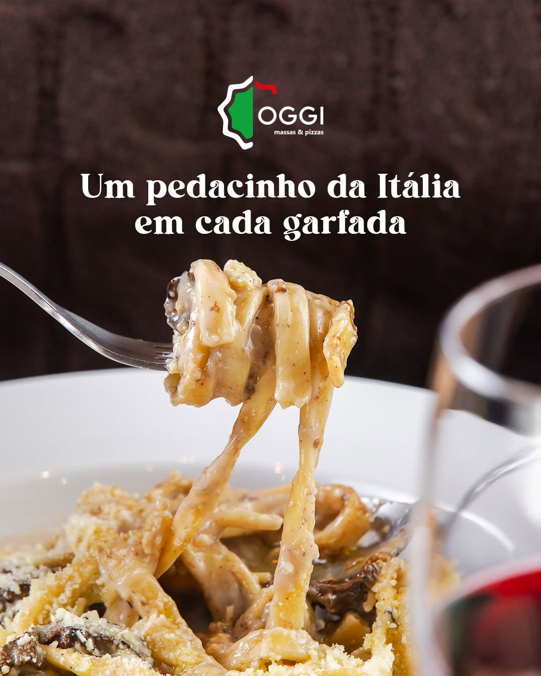Massa Talharim ao Funghi