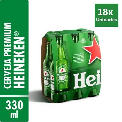 Combo 18x Cerveja Heineken 330ml