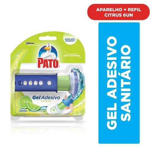 Gel Adesivo Citrus Aparelho + Refil Pato 38g