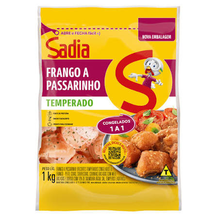 FRANGO A PASSARINHO TEMPERADO 1KG