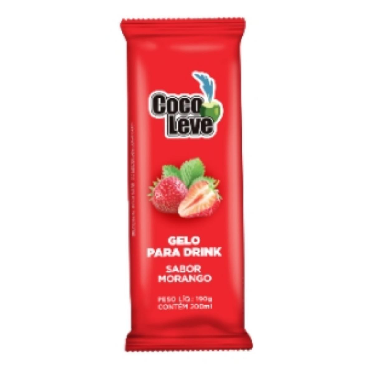 Gelo de sabor (morango)