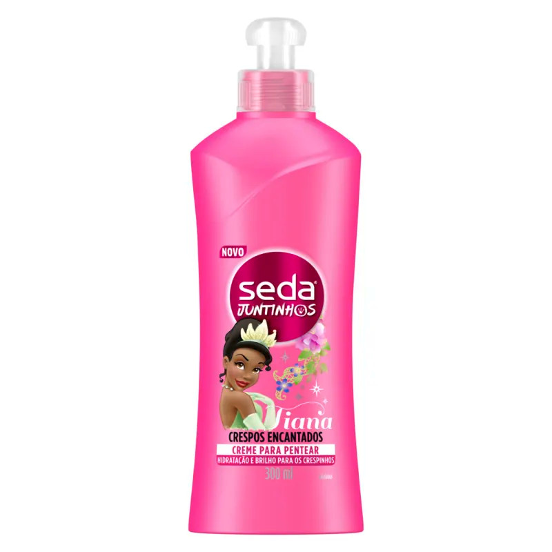 CREME PENTEAR SEDA JUNTINHOS TIANA CRESPOS ENCANTADOS 300ML
