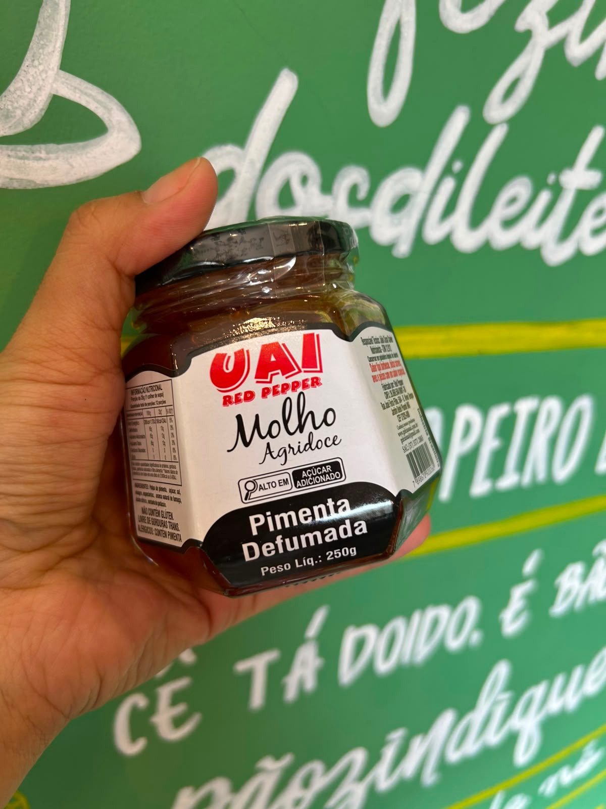 Molho Agridoce de Pimenta Defumada Uai Red Pepper  - 250g