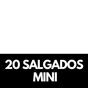 20 SALGADOS MINI