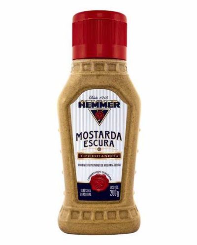 MOSTARDA HEMMER 200G ESCURA