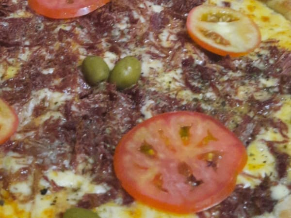 Pizza carne seca