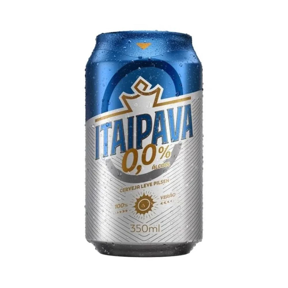 CERVEJA ITAIPAVA ZERO ALCOOL 350ML