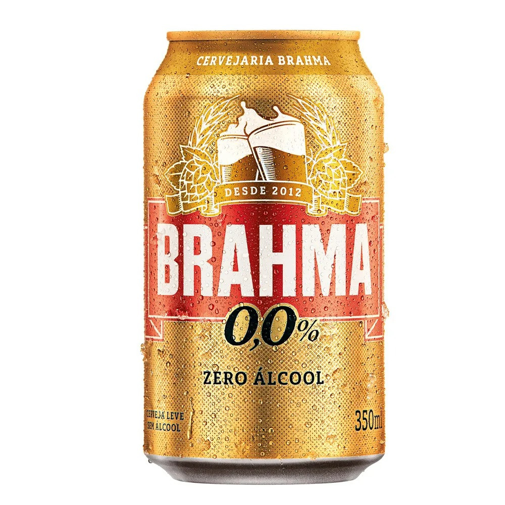 CERVEJA BRAHMA ZERO 350ML 