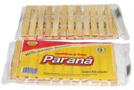 PREND DE ROUPA PARANA MADEIRA GIGANTES C/12 UN (5X12)