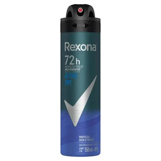 DESODORANTE REXONA AERO MEN ACTIVE DRY 150ML