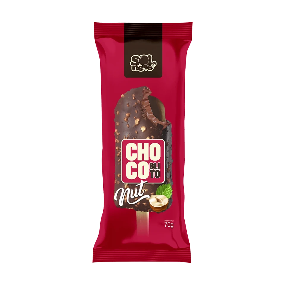 Picolé chocoblito Nut Sol&Neve