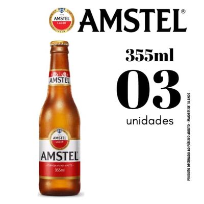 Combo 3x Amstel 355ml