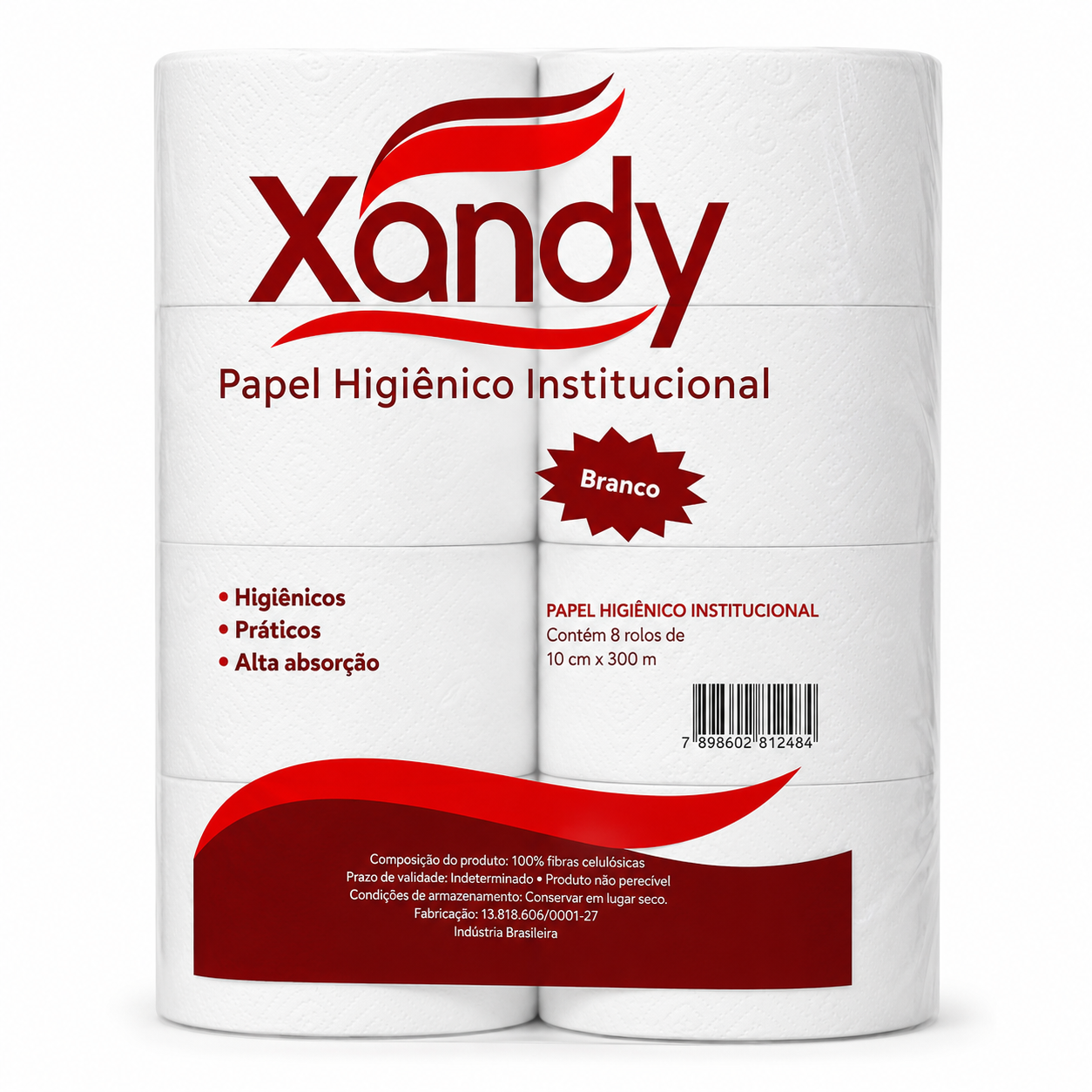 Papel Higiênico Rolão Branco - Xandy