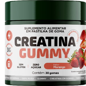CREATINA GUMMY MORANGO 30 GOMAS