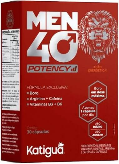 Poli Vit Men 40 Potency Katigua Pt 60cap