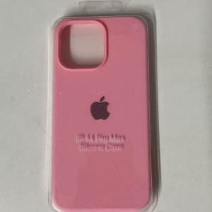CAPA ROSA IPHONE 14 PRO MAX SILICONE CASE
