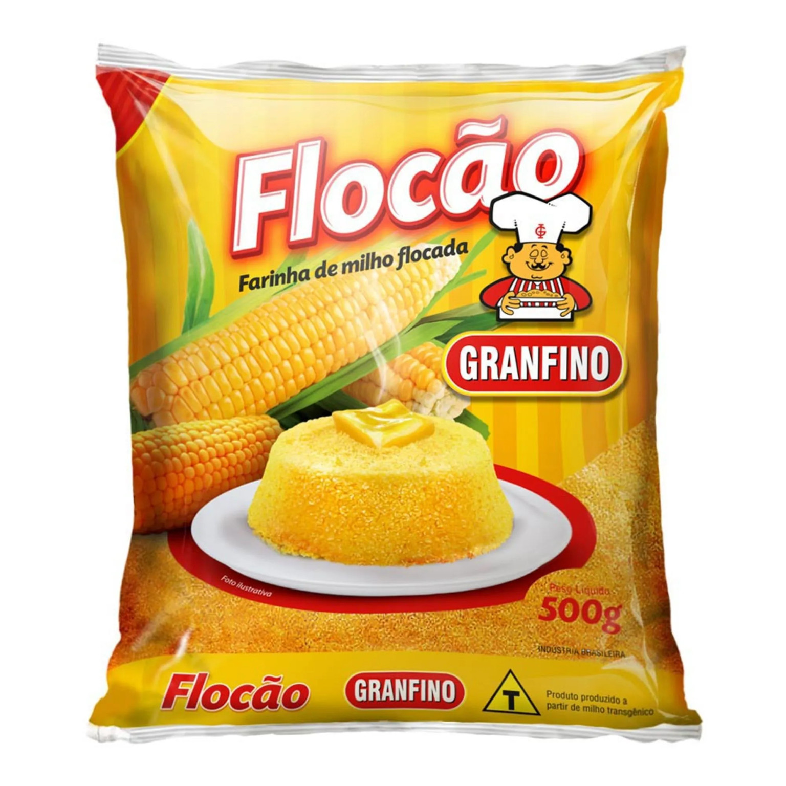 Flocao Milho Granfino 500g
