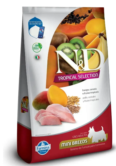 ND Tropical Selection Mini Adulto Frango 2kg 