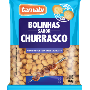 BOLINHAS SABOR CHURRASCO TEMABI 160 GR