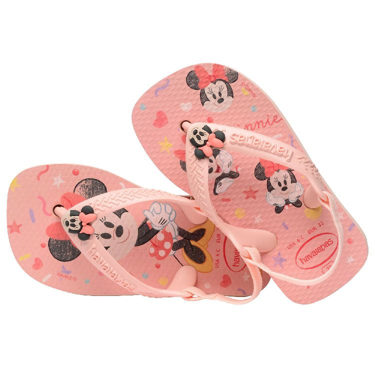 CHINELO HAVAIANAS BABY DISNEY ROSA