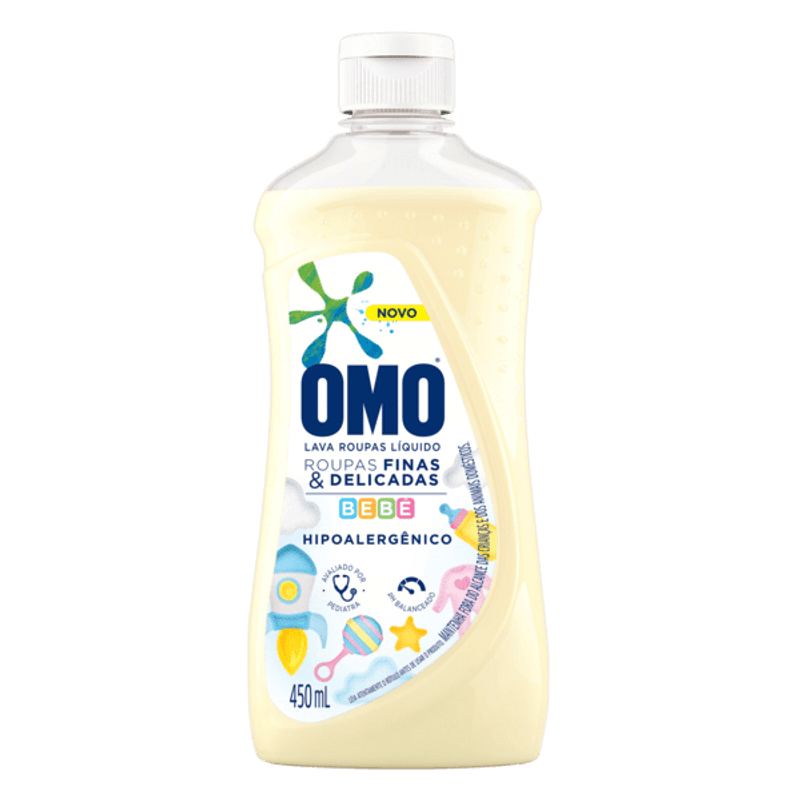 SABAO LIQUIDO OMO BEBE 450ML